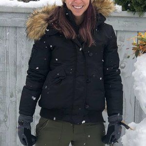 AQUA | Dani Women's Winter Down Bomber Jacket (Size S)